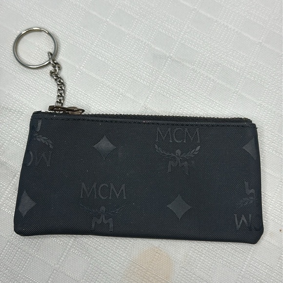 MCM Coin / Card pouch with key ring - Picture 2 of 8